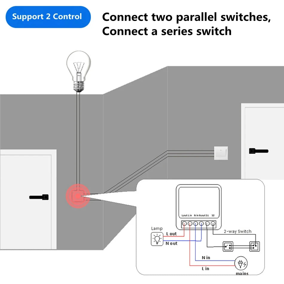 🔌 Tuya Mini WiFi Switch 16A – Controllo smart, potenza e precisione a portata di mano