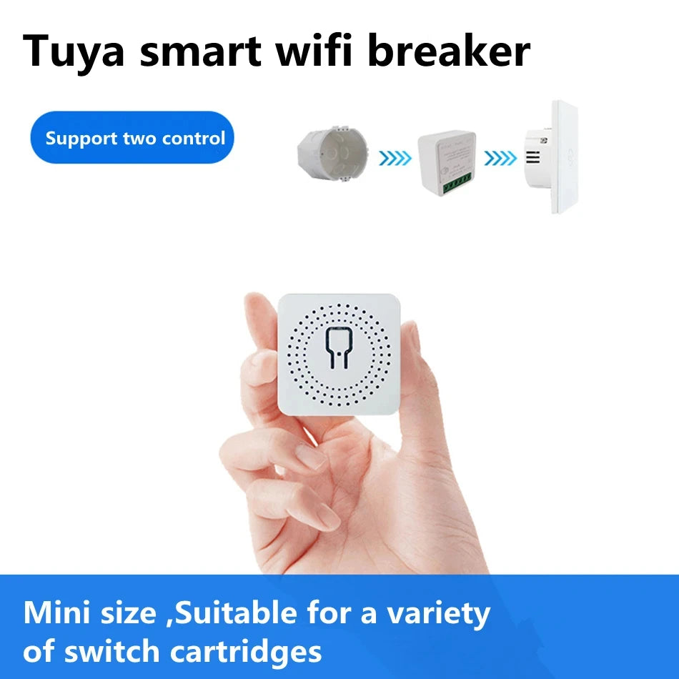 🔌 Tuya Mini WiFi Switch 16A – Controllo smart, potenza e precisione a portata di mano